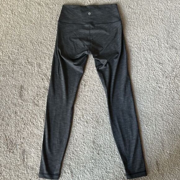 Lululemon Charcoal Space Dye High Rise Leggings! - Picture 12 of 13